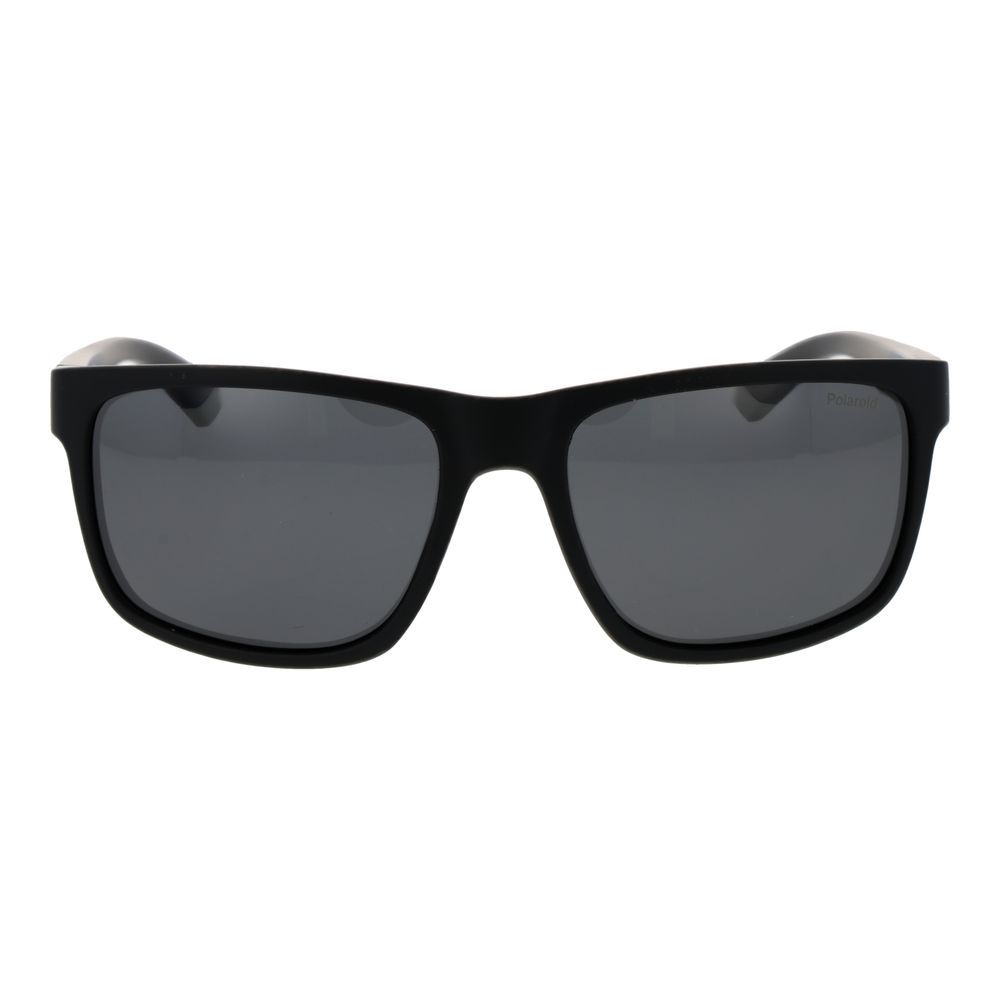 Polaroid Lunette soleil noire plastique, verres polarisés UV protection
