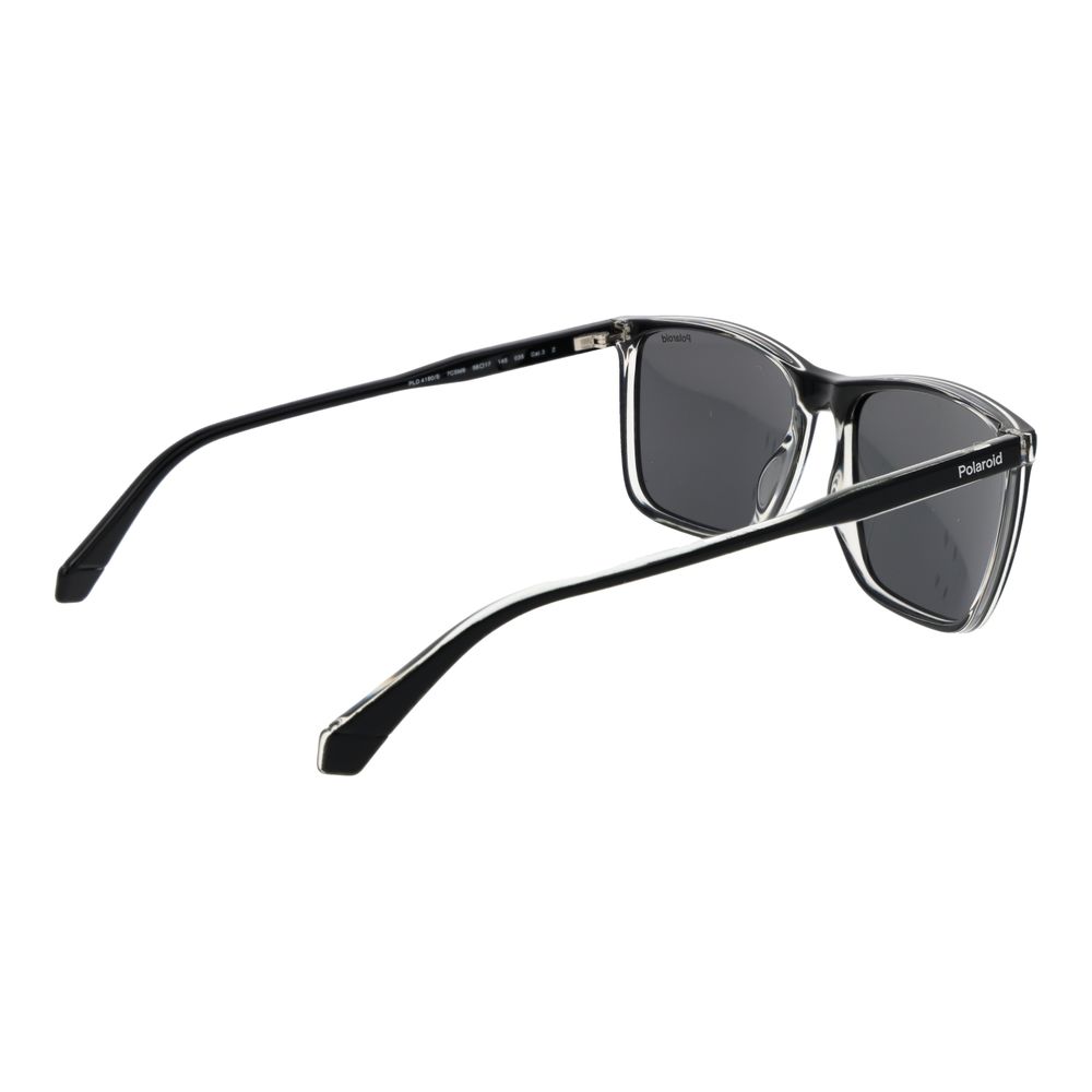 Polaroid Lunette Solaire Noire, Plastique, Verres Polarisés