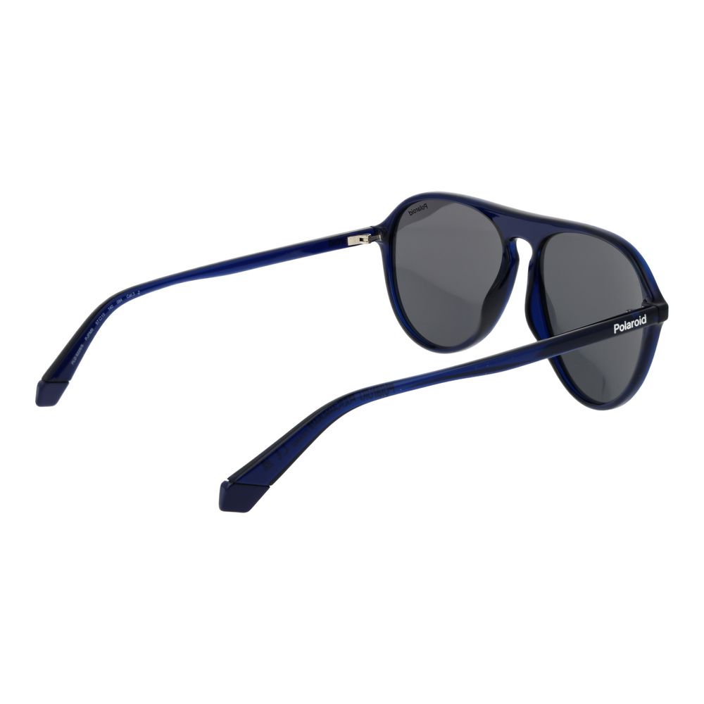 Polaroid Lunettes Soleil Bleu, Plastique, Polarisées Homme