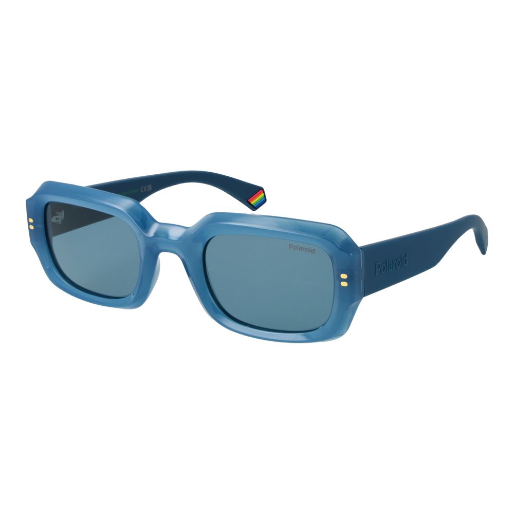Polaroid Lunettes Bleues, Plastique, Polarisées Unisexe