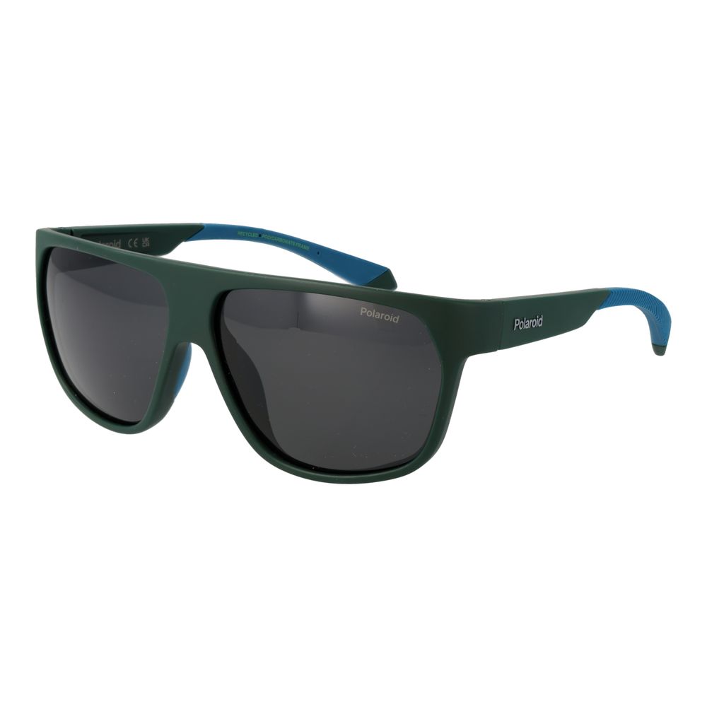 Polaroid Lunettes Solaires Vert Bicolore, Plastique, Polarisées