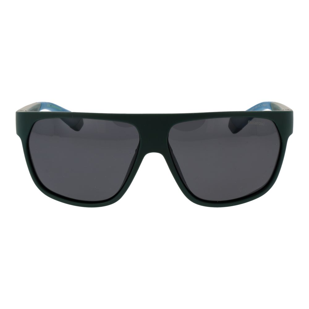 Polaroid Lunettes Solaires Vert Bicolore, Plastique, Polarisées