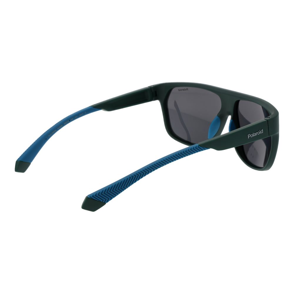 Polaroid Lunettes Solaires Vert Bicolore, Plastique, Polarisées