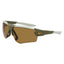 Nike Lunette Bicolore Injectée, Protection UV 100%, Verte Marron