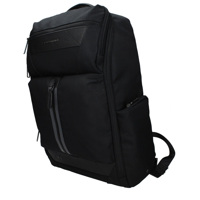 Piquadro Sac à dos Noir, Tissu Premium, Compartiment PC - Piquadro | Hollys Men