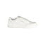 Reebok Baskets Blanches Cuir, Lacets, Style Urbain Premium