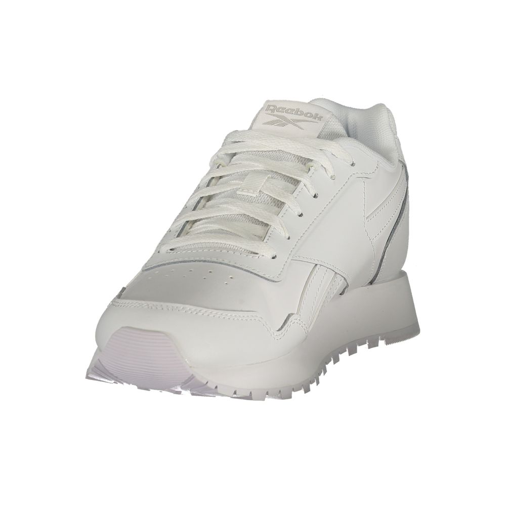 Reebok Baskets Blanches Cuir, Semelle Amovible, Logo Iconique