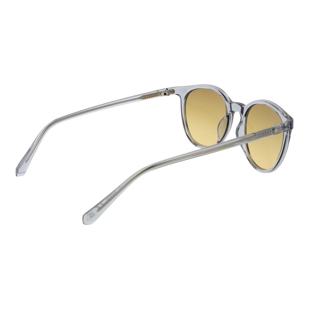 Guess Lunettes Grises, Monture Plastique, Style Rond Moderne