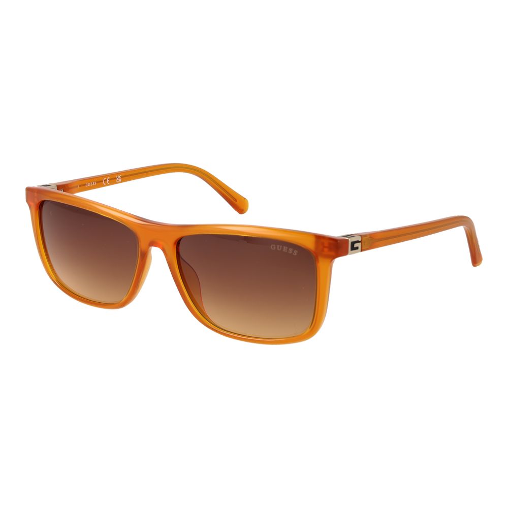 Guess Lunettes Orange Premium, Plastique, Rectangulaire