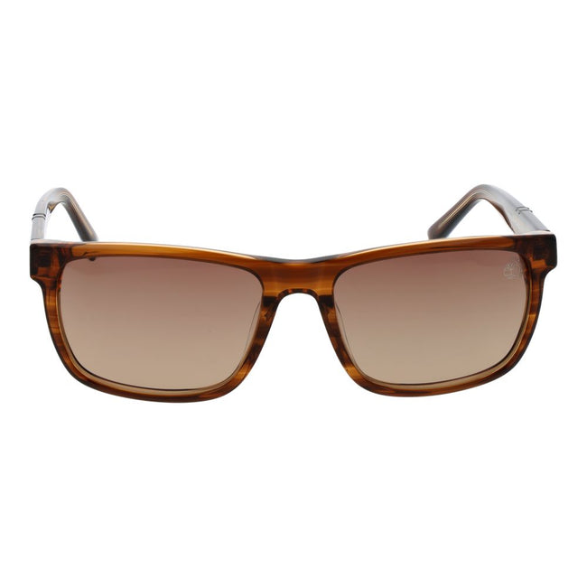 Timberland Lunettes Acétate Marron, Verres Polarisés Rectangle - Timberland | Hollys Men