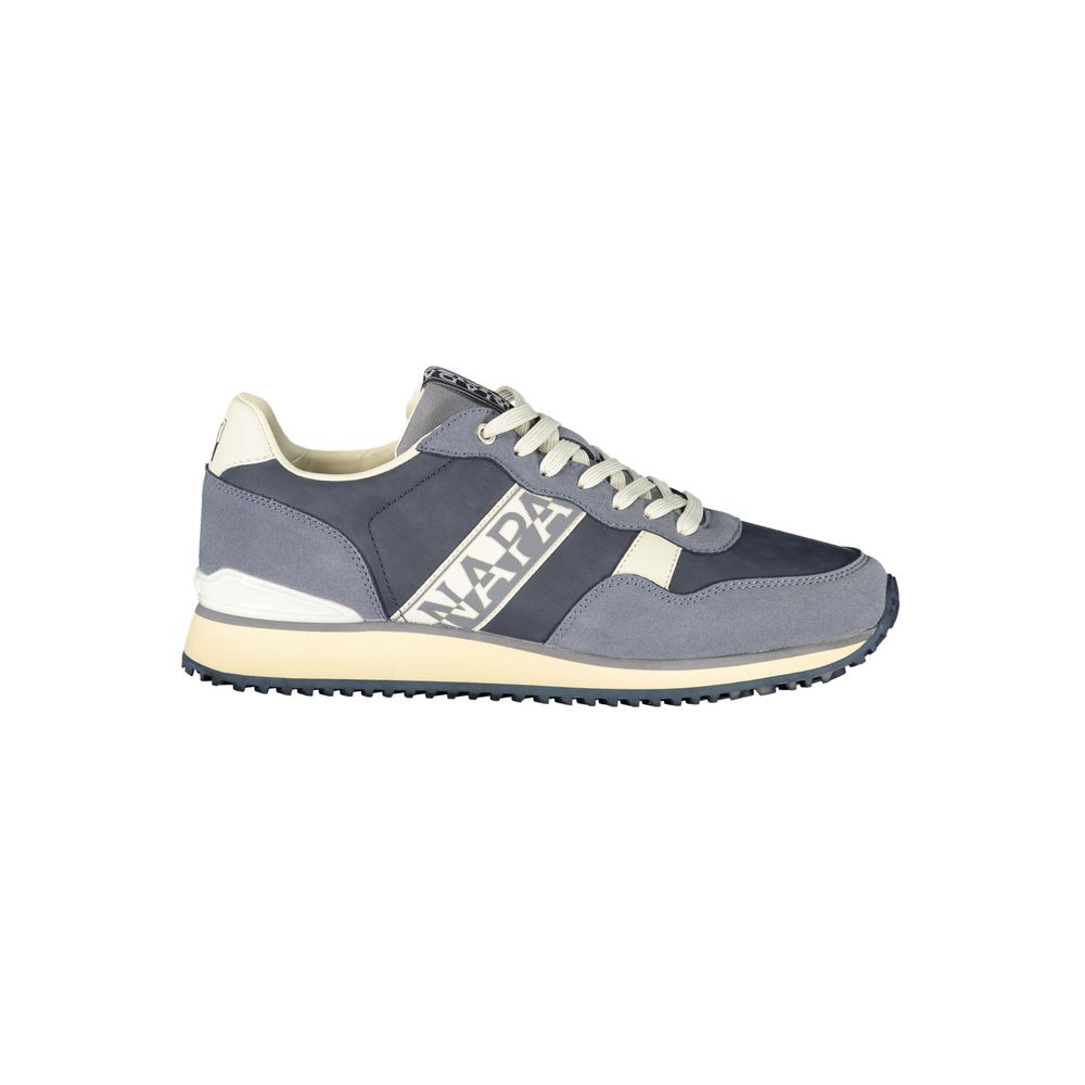 Napapijri Baskets Bleues Polyester, Détails Contrastés, Lacets Doubles
