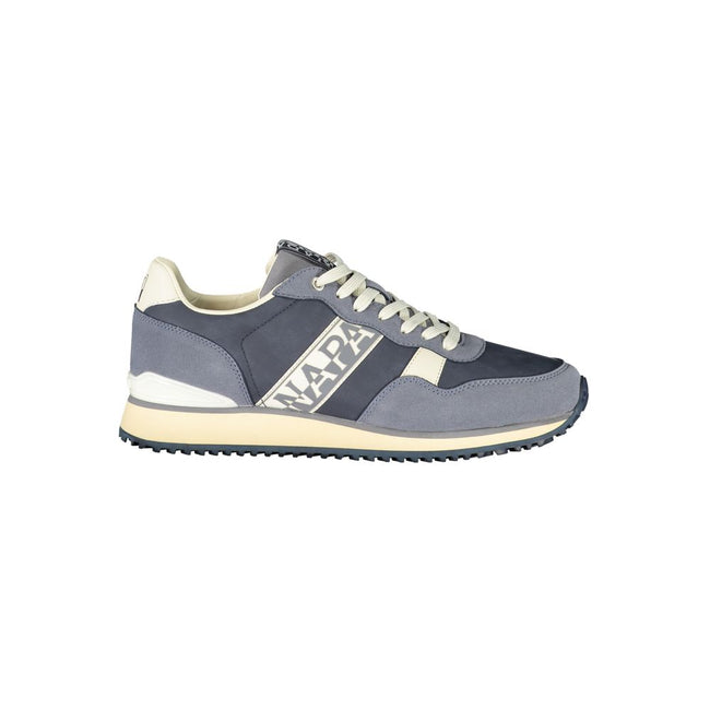 Napapijri Baskets Bleues Polyester, Détails Contrastés, Lacets Doubles - Napapijri | Hollys Men