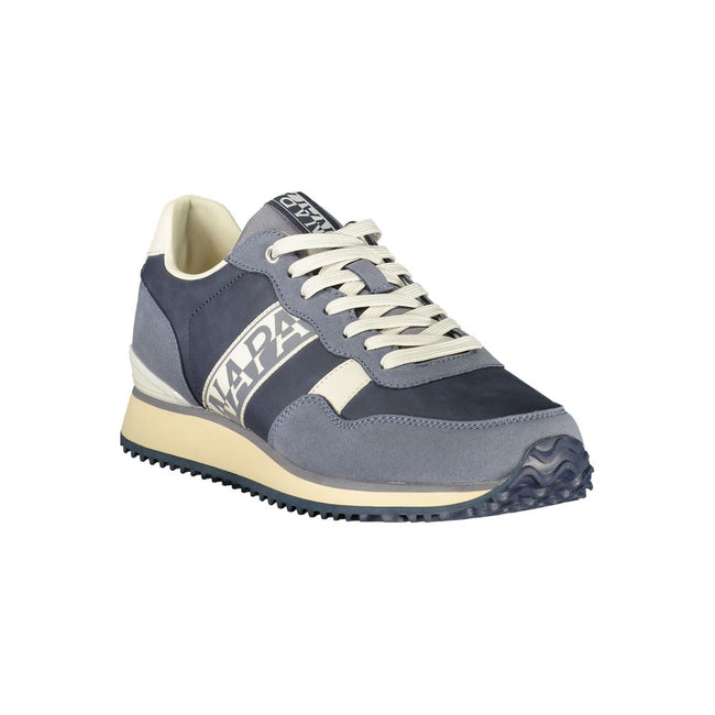 Napapijri Baskets Bleues Polyester, Détails Contrastés, Lacets Doubles - Napapijri | Hollys Men
