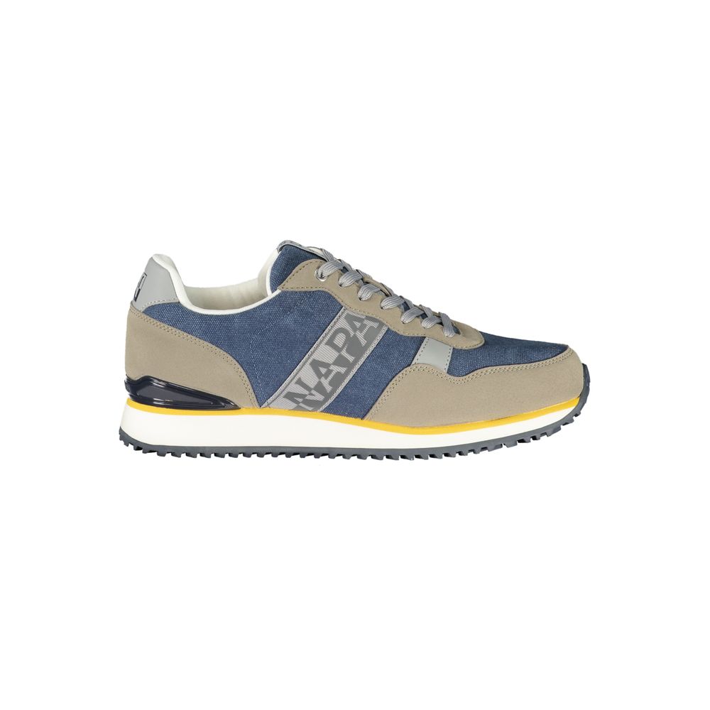 Napapijri Baskets Athletic, polyester bleu, détails contrastés