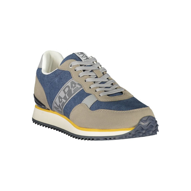 Napapijri Baskets Athletic, polyester bleu, détails contrastés - Napapijri | Hollys Men