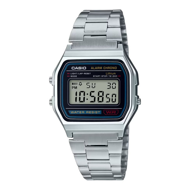 Casio Montre Digitale Grise, Acier Inoxydable, Étanche 3ATM - Casio | Hollys Men
