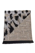 Cavalli Class Écharpe Homme Beige En Laine Avec Motif Animalier Fantaisie Luxueuse - Apparel & Accessories > Clothing Accessories > Scarves & Shawls from Cavalli Class