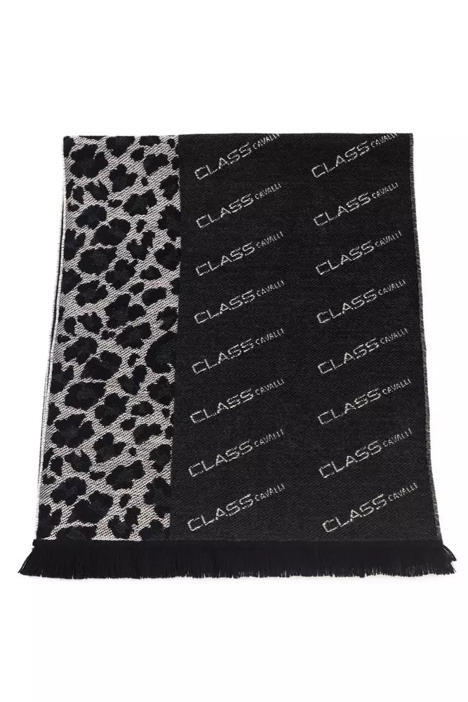 Cavalli Class Écharpe En Laine Animalier Marabou 180 Cm - CA-22214 - Apparel & Accessories > Clothing Accessories > Scarves & Shawls from Cavalli Class