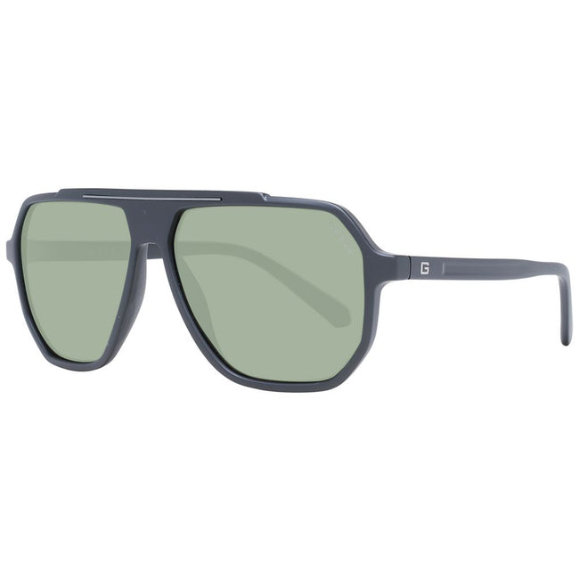 Guess Lunettes De Soleil Noires Plastiques Avec Verres Verts Taille 60 13 145 - UVA UVB - Apparel & Accessories > Clothing Accessories > Sunglasses from Guess Hover Image