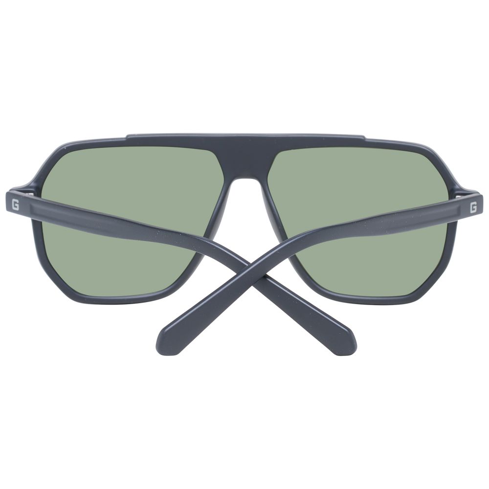 Guess Lunettes De Soleil Noires Plastiques Avec Verres Verts Taille 60 13 145 - UVA UVB - Apparel & Accessories > Clothing Accessories > Sunglasses from Guess