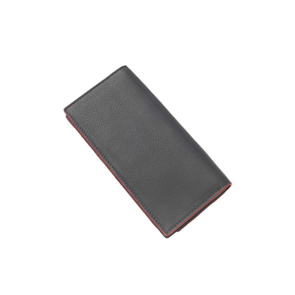 Cerruti 1881 Portefeuille Pour Homme Bleu Cuir Veau, Élégant, Fentes Multiples - CE-24026 - Apparel & Accessories > Handbags, Wallets & Cases > Wallets & Money Clips > Wallets from Cerruti 1881