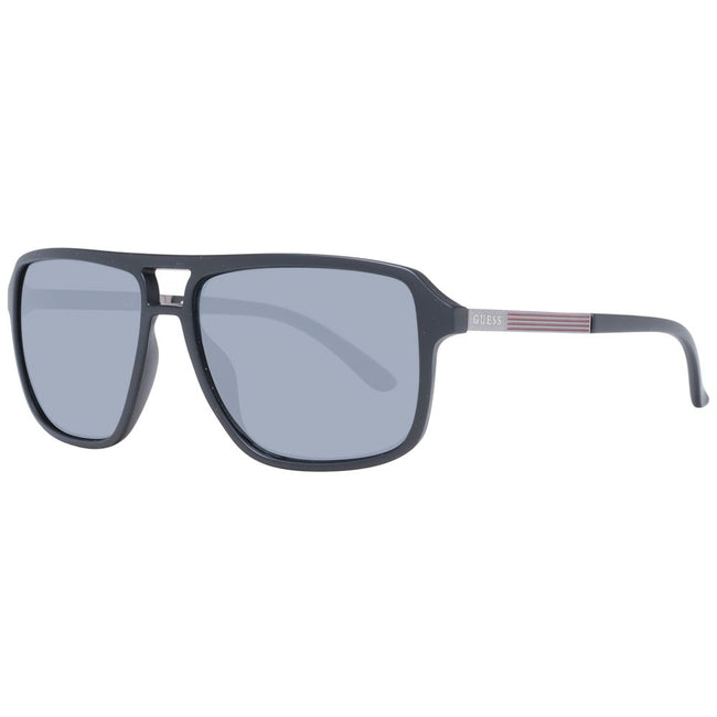 Guess Lunettes de Soleil Homme Noires Plastique Verres Bleus Taille 58 15 145 - Apparel & Accessories > Clothing Accessories > Sunglasses from Guess Hover Image