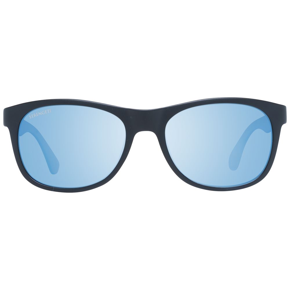 Serengeti Lunettes de Soleil Noires Plastique Unisexe Miroir Photochromique Verre Minéral 55 17 140 - Apparel & Accessories > Clothing Accessories > Sunglasses from Serengeti