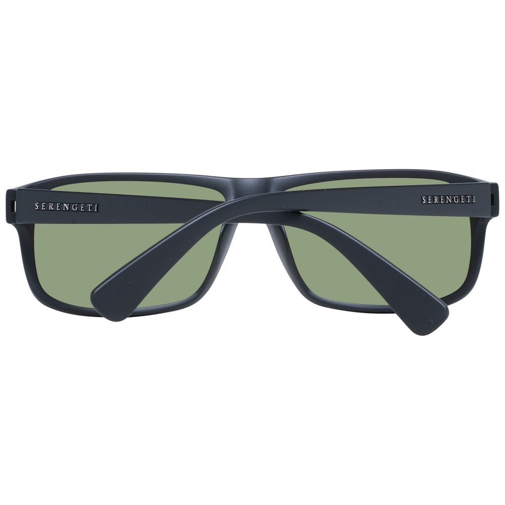 Serengeti Lunettes De Soleil Polarisées Vertes Monture Plastique Unisexe Taille 61-14-145 Verre Minéral - Apparel & Accessories > Clothing Accessories > Sunglasses from Serengeti