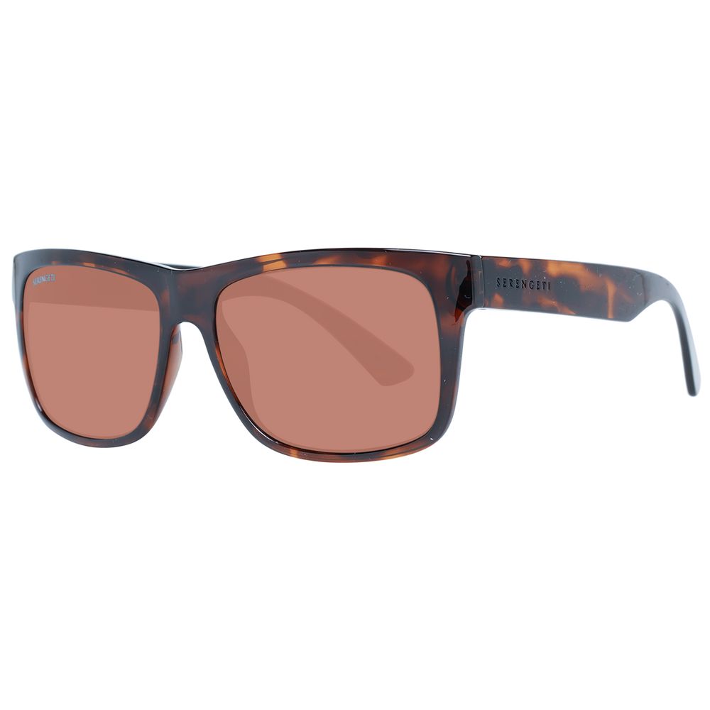 Serengeti Lunettes De Soleil Polarisées En Verre Minéral Monture Plastique Marron - Apparel & Accessories > Clothing Accessories > Sunglasses from Serengeti