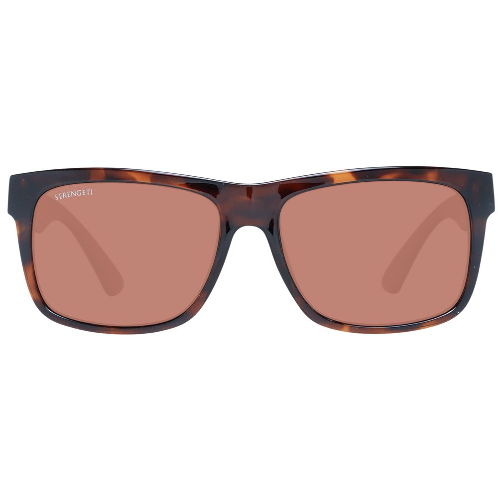 Serengeti Lunettes De Soleil Polarisées En Verre Minéral Monture Plastique Marron - Apparel & Accessories > Clothing Accessories > Sunglasses from Serengeti