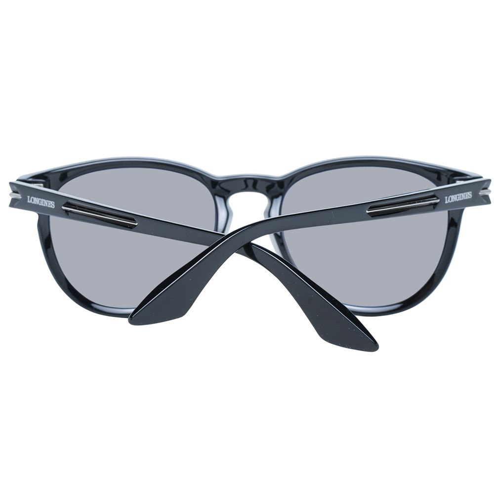 Longines Lunettes de Soleil Noires Plastiques Verres Gris Dégradé Protection UVA UVB - Apparel & Accessories > Clothing Accessories > Sunglasses from Longines