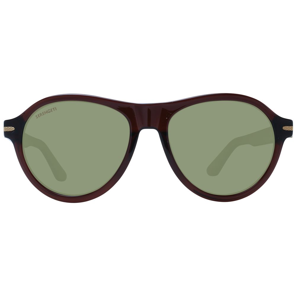 Serengeti Lunettes De Soleil Homme Acétate Brun Verres Minéraux Photochromiques Et Polarisés Taille 56-18-150 - Apparel & Accessories > Clothing Accessories > Sunglasses from Serengeti