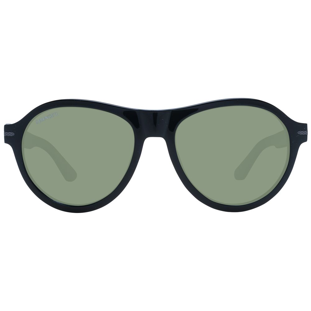Serengeti Lunettes De Soleil Acétate Noires Polarisées Photochromiques Taille 56 - Apparel & Accessories > Clothing Accessories > Sunglasses from Serengeti