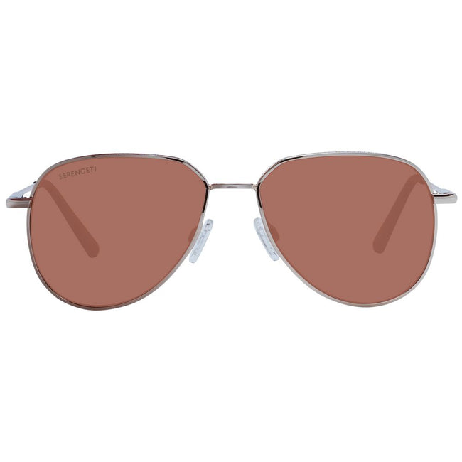 Serengeti Unisex Rose Gold Metal Sunglasses, Photochromic and Polarized, 55-15-145 - Serengeti | Hollys Men