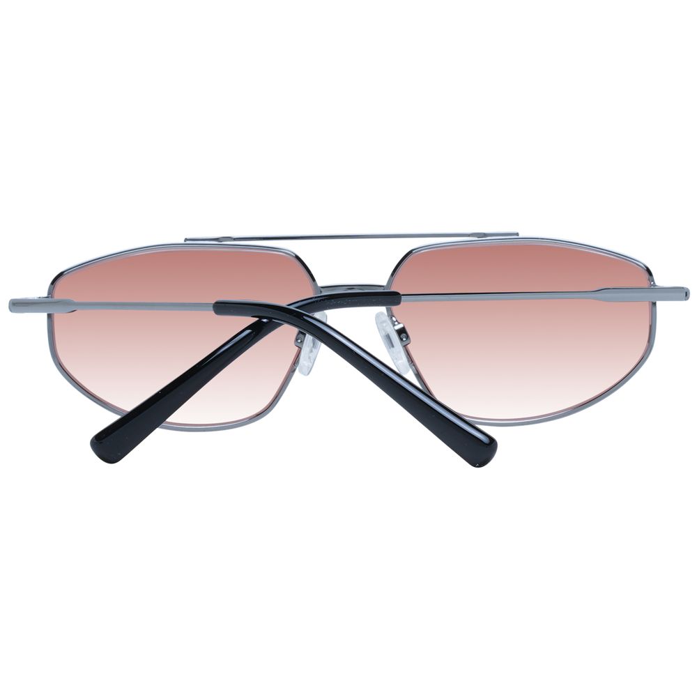 Serengeti Lunettes De Soleil En Métal Gris Avec Verres Minéraux Photochromiques Et Polarisés 57 15 145 - Apparel & Accessories > Clothing Accessories > Sunglasses from Serengeti