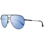 Guess Lunettes de Soleil Homme Métal Noires Aviateur Miroir 62 - Apparel & Accessories > Clothing Accessories > Sunglasses from Guess