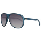 Lunettes de soleil Guess bleues en plastique pour homme, verres gris, mesures 59/14/135 mm.