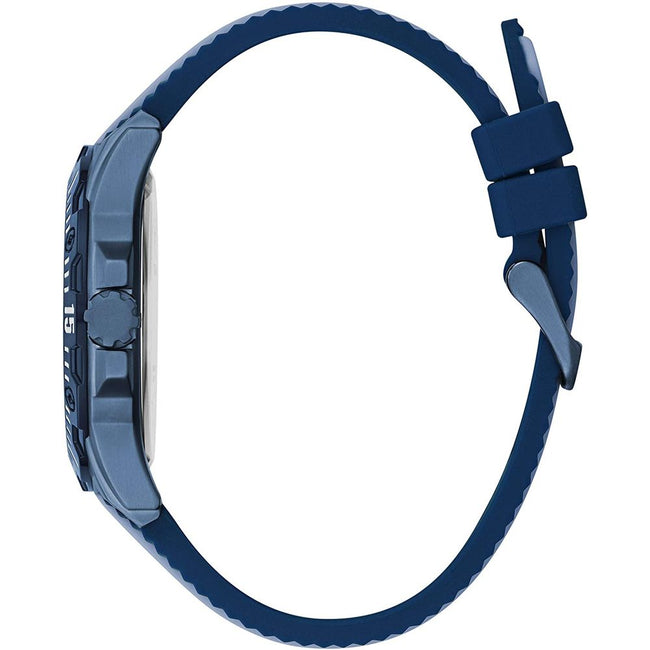 Guess Montre Sport Homme – Quartz Analogique Bleu, 5 ATM Skipper Fecha Main Image