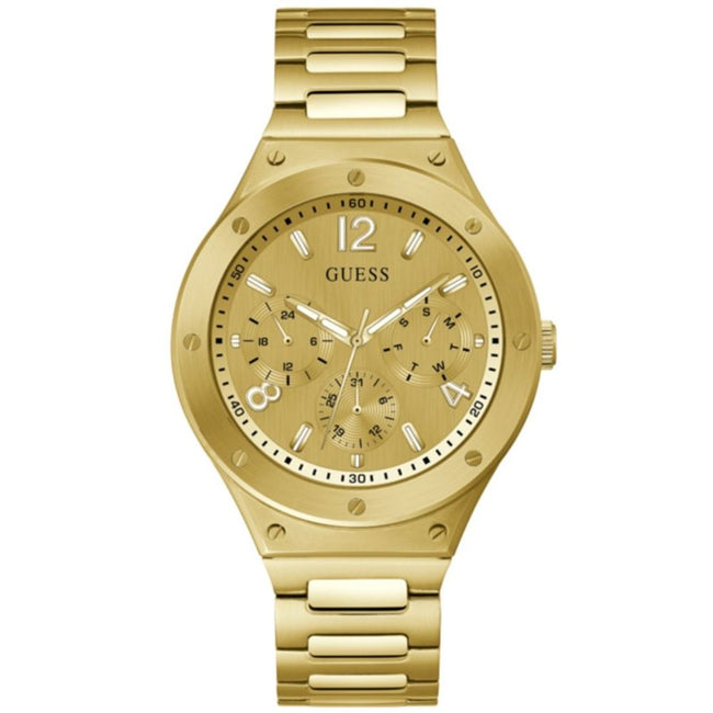 Guess Montre Homme Dorée Quartz Acier Inoxydable 44mm - Apparel & Accessories > Jewelry > Watches from Guess Hover Image