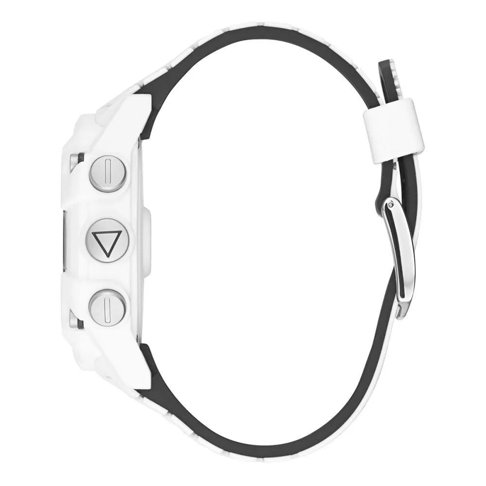 Guess Montre Sport Résine Blanche Numérique Quartz, Fonction Guess Connect Digital+ - Apparel & Accessories > Jewelry > Watches from Guess
