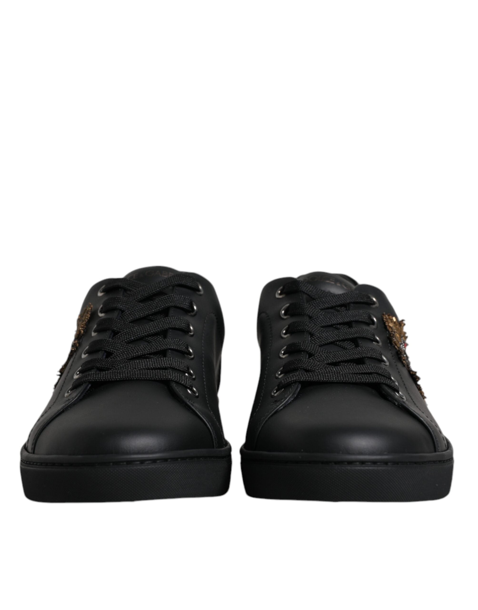 Dolce & Gabbana Baskets Homme London Sacred Heart Noires Avec Clous - Apparel & Accessories > Shoes > Sneakers from Dolce & Gabbana