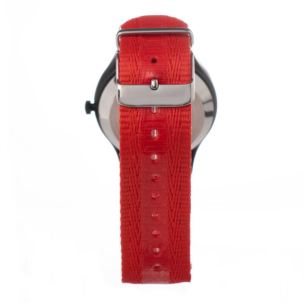 Timex Montre Sport En Nylon Rouge, Cadran Noir 41 Mm, Quartz Analogique Étanche 5 ATM - Apparel & Accessories > Jewelry > Watches from Timex