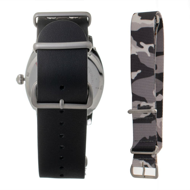Folli Follie Schwarze Leder-Dresswatch - Folli Follie | Hollys Men