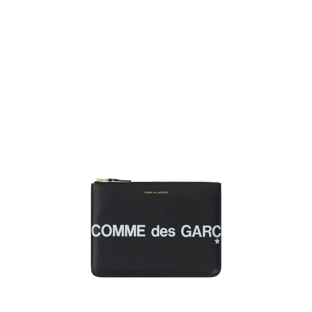 Comme Des Garçons Bos Taurus Wallet Cuir Veau Noir Zip Porte Monnaie 22,5 Cm Saison SS25 Edition Collection - from Comme Des Garçons