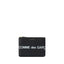 Comme Des Garçons Bos Taurus Wallet Cuir Veau Noir Zip Porte Monnaie 22,5 Cm Saison SS25 Edition Collection - from Comme Des Garçons