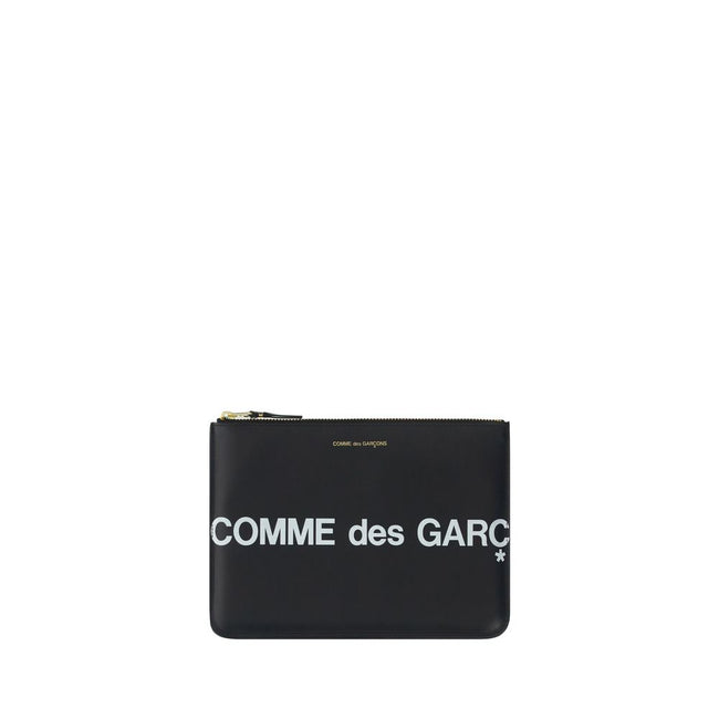 Comme Des Garçons Bos Taurus Wallet Cuir Veau Noir Zip Porte Monnaie 22,5 Cm Saison SS25 Edition Collection - from Comme Des Garçons - Comme Des Garçons | Hollys Men