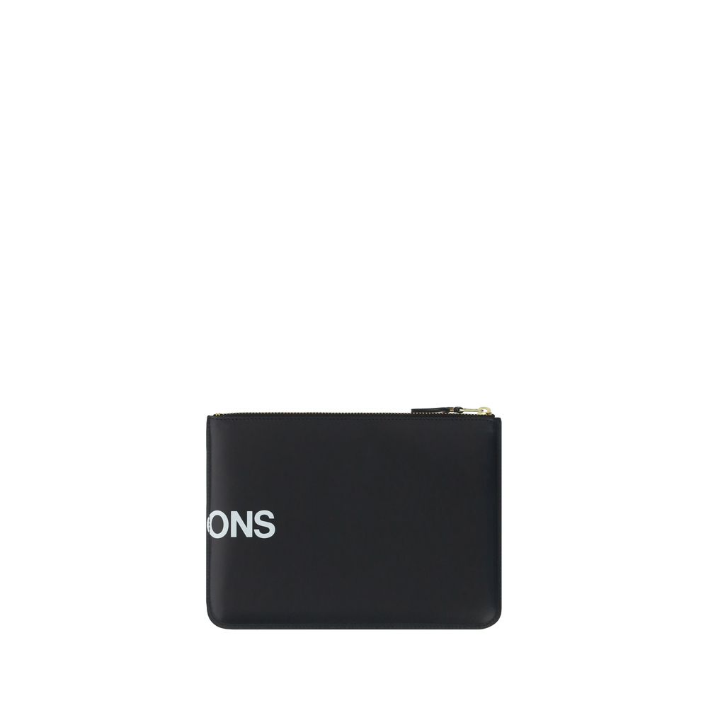 Comme Des Garçons Bos Taurus Wallet Cuir Veau Noir Zip Porte Monnaie 22,5 Cm Saison SS25 Edition Collection - from Comme Des Garçons