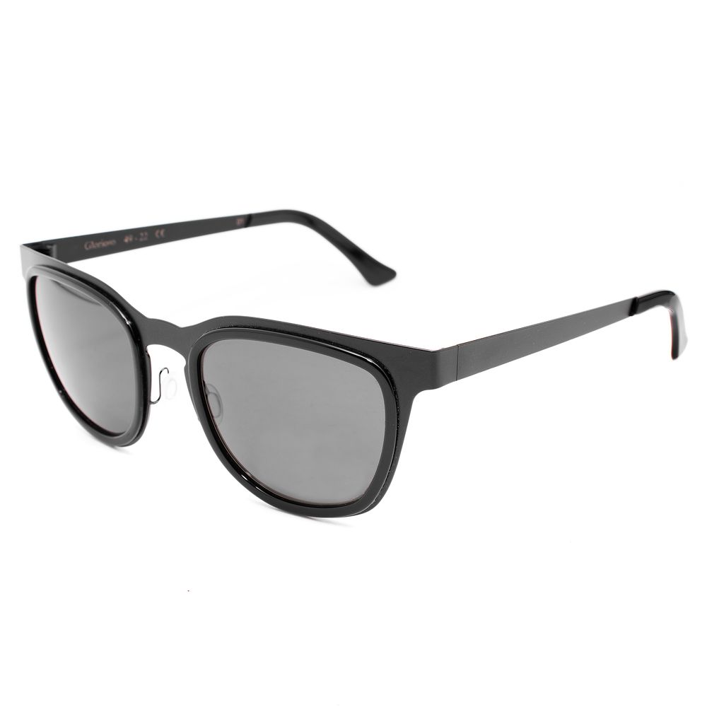 LGR Lunettes De Soleil Glorioso BLK01 Noir Acier Inoxydable Verres Carl Zeiss CR39 49 22 145 mm - Apparel & Accessories > Clothing Accessories > Sunglasses from LGR