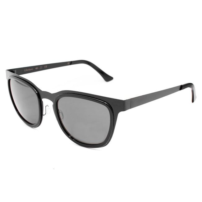 LGR Lunettes De Soleil Glorioso BLK01 Noir Acier Inoxydable Verres Carl Zeiss CR39 49 22 145 mm - Apparel & Accessories > Clothing Accessories > Sunglasses from LGR Hover Image