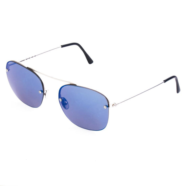 LGR Lunettes Solaires En Acier Inox Argenté 54/18/145  Avec Verres Carl Zeiss CR39 Hover Image